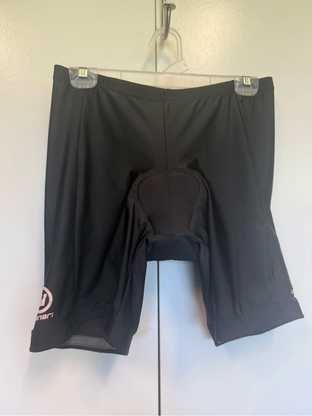Canari Black cycling shorts with padding. Worn once for photo shoot